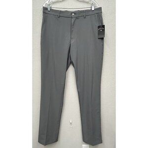 CALLAWAY GOLF PERFORMANCE PANTS Size 32x34 (actual 34x34) Grey STRETCH OPTI DRI